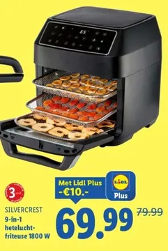 Aanbieding: SILVERCREST 9-in-1 hetelucht-friteuse