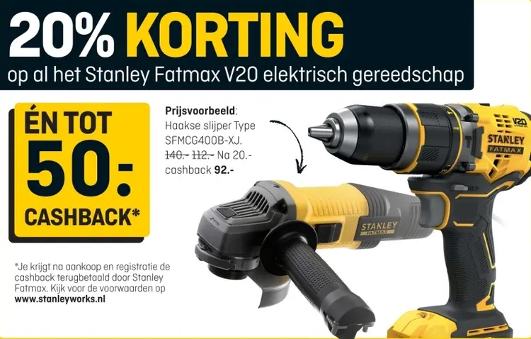 Aanbieding: Haakse slijper Type SFMCG400B-XJ.