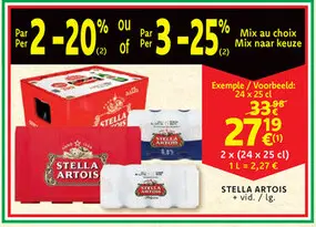 Offre: STELLA ARTOIS