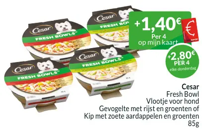 Promotie: Fresh Bowl Vlootje voor hond