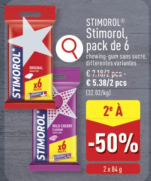 Offre: Stimorol, pack de 6