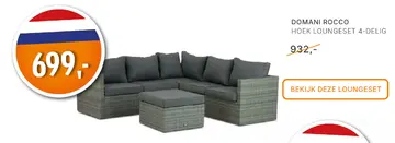 Aanbieding: DOMANI ROCCO HOEK LOUNGESET