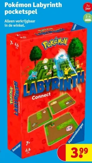 Promotie: Pokémon Labyrinth pocketspel