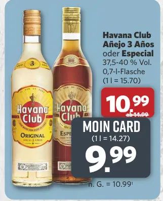 Aanbieding: Havana Club Añejo 3 Años oder Especial