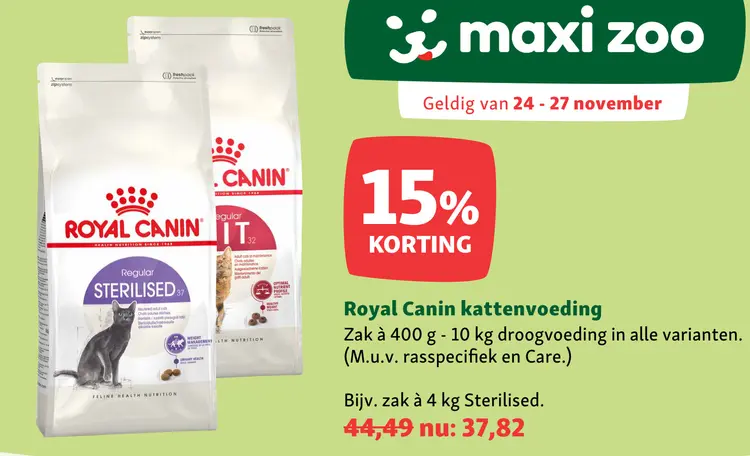 Aanbieding: Royal Canin kattenvoeding