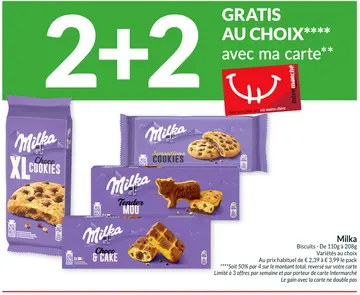 Offre: Milka Biscuits