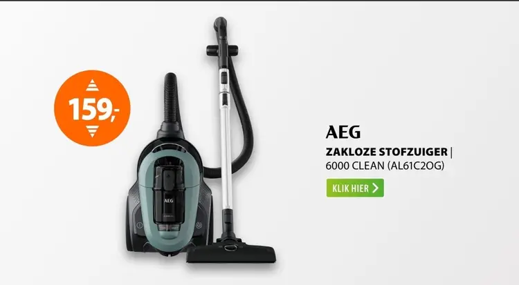 Aanbieding: Zakloze stofzuiger