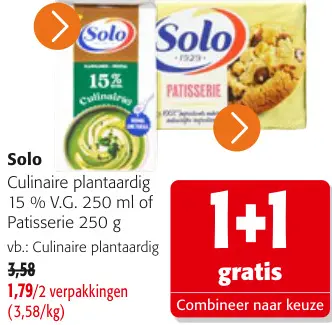 Promotie: Culinaire plantaardig 15 % V.G. of Patisserie