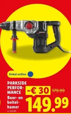 Promotie: Boor- en beitelhamer