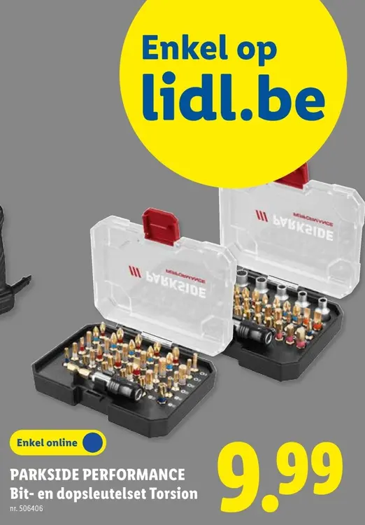 Promotie: Bit- en dopsleutelset Torsion