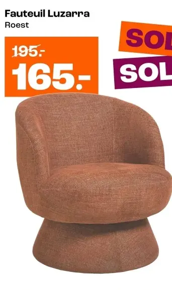 Promotie: Fauteuil Luzarra