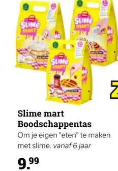 Promotie: Slime mart Boodschappentas