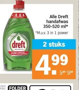 Aanbieding: Dreft handafwas