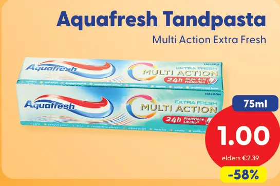 Aanbieding: Tandpasta