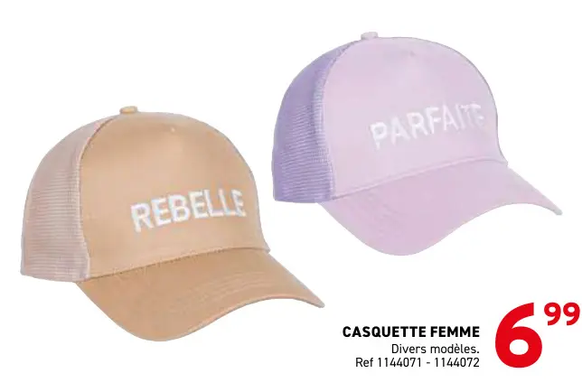 Offre: Casquette femme