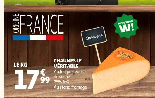 Promotie: Chaumes le véritable