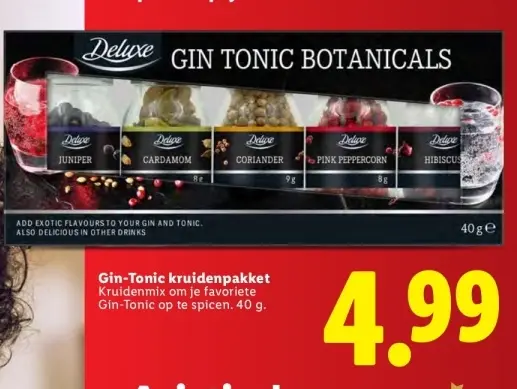 Aanbieding: Gin-Tonic kruidenpakket