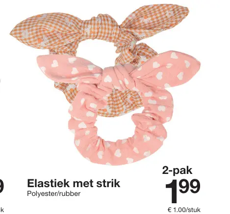 Promotie: Elastiek met strik
