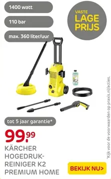 Aanbieding: Kärcher hogedruk-reiniger k2 premium home