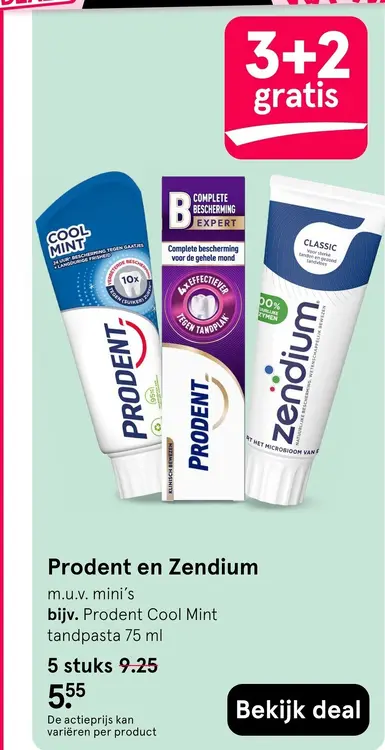 Aanbieding: Prodent en Zendium