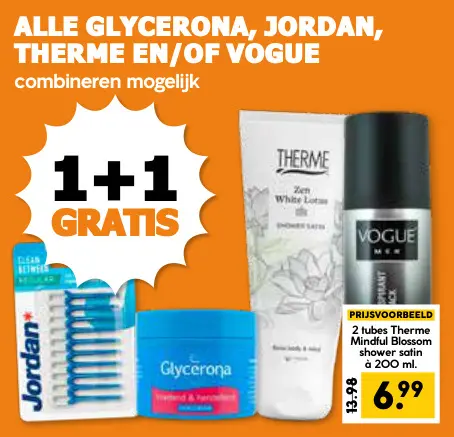 Aanbieding: Alle Glycerona, Jordan, Therme en/of Vogue