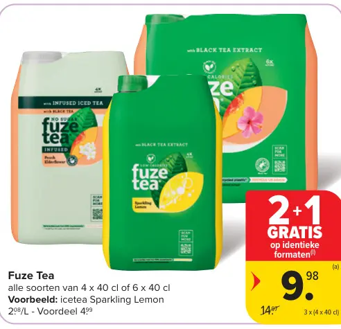 Promotie: Fuze Tea