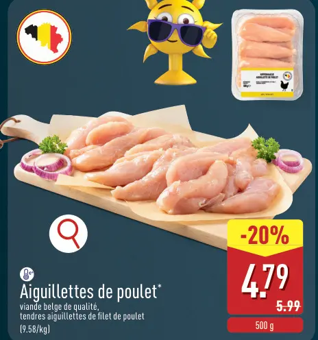 Offre: Aiguillettes de poulet
