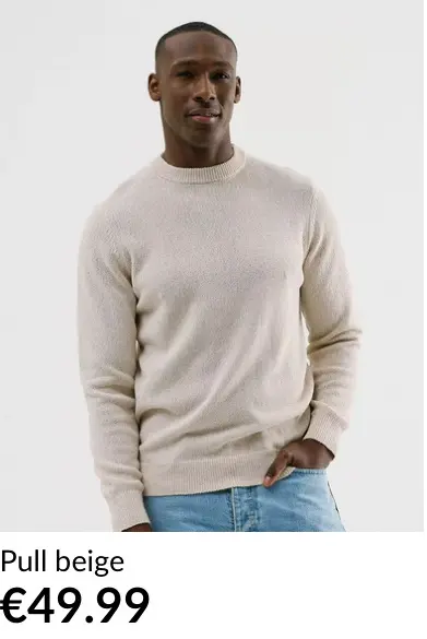 Offre: Pull beige