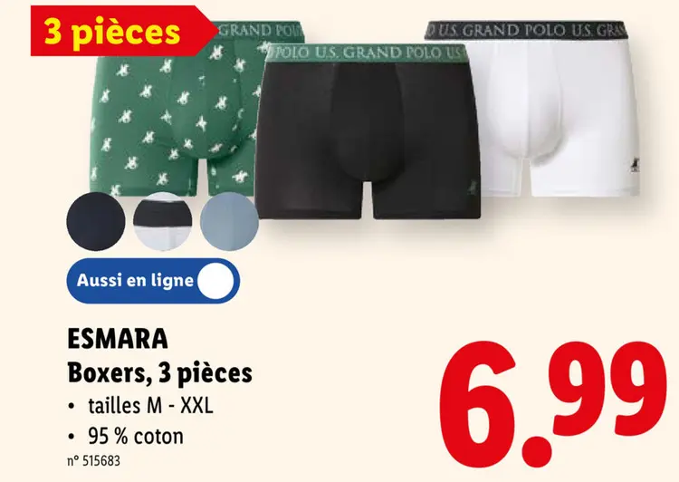 Offre: Boxers
