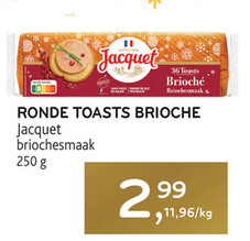 Aanbieding: Ronde Toasts Brioche