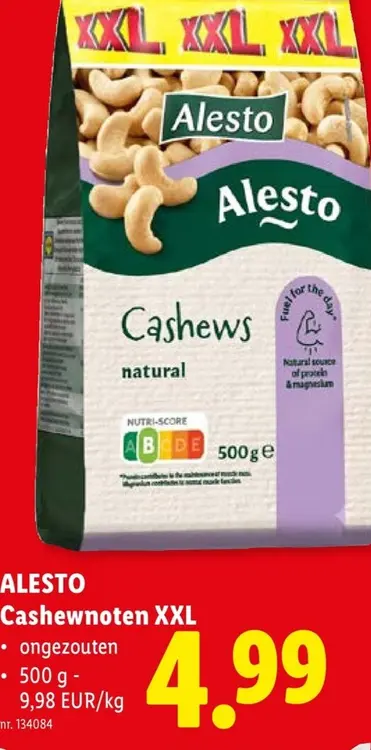Promotie: Cashewnoten XXL