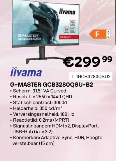 Promotie: G-master gcb3280qsu-b2