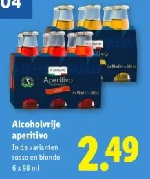Aanbieding: Alcoholvrije aperitivo