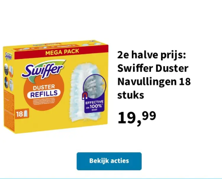 Promotie: Swiffer Duster Navullingen