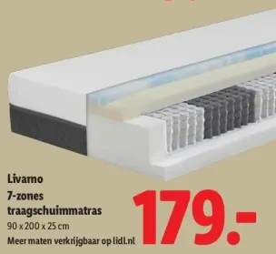 Aanbieding: 7-zones traagschuimmatras