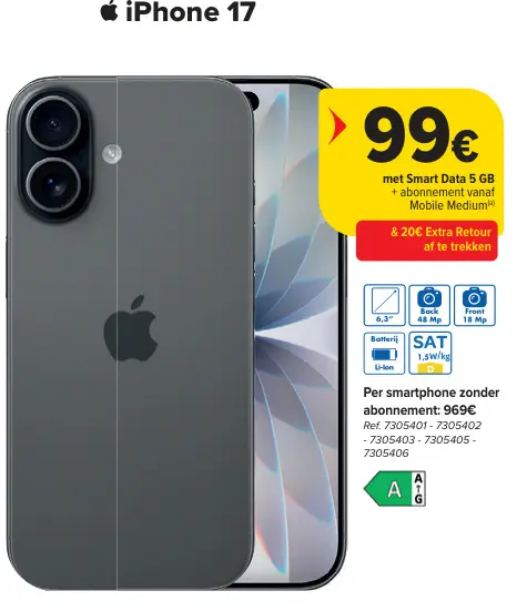 Promotie: iPhone 17