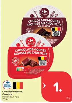 Aanbieding: Chocolademousse Carrefour