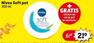 Aanbieding: Nivea Soft pot