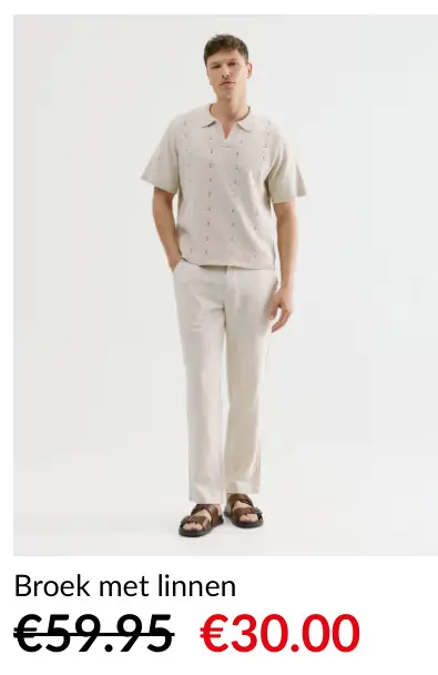 Promotie: Broek met linnen