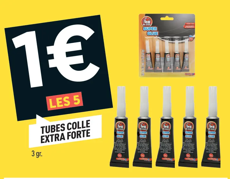 Offre: Tubes colle extra forte