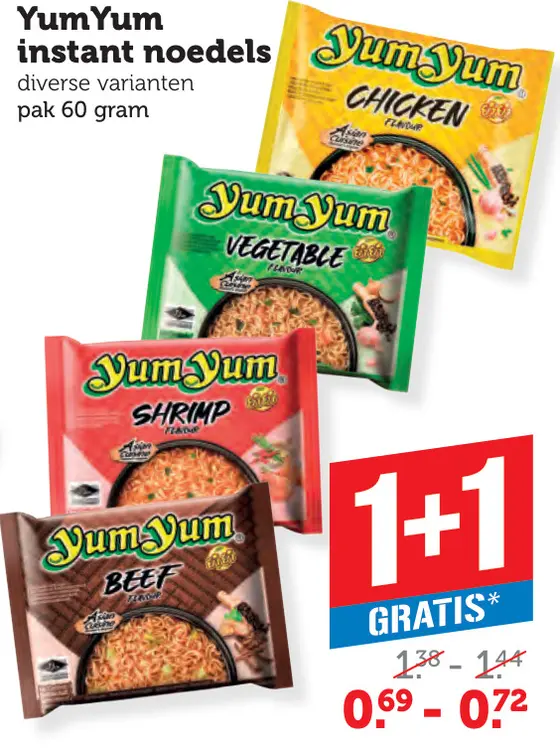 Aanbieding: Instant noedels