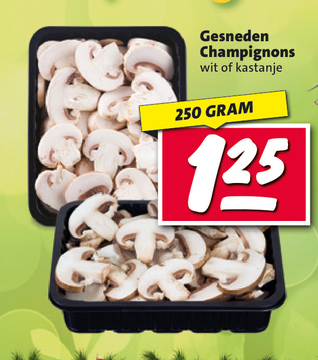 Aanbieding: Gesneden Champignons