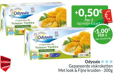 Promotie: Gepaneerde viskroketten