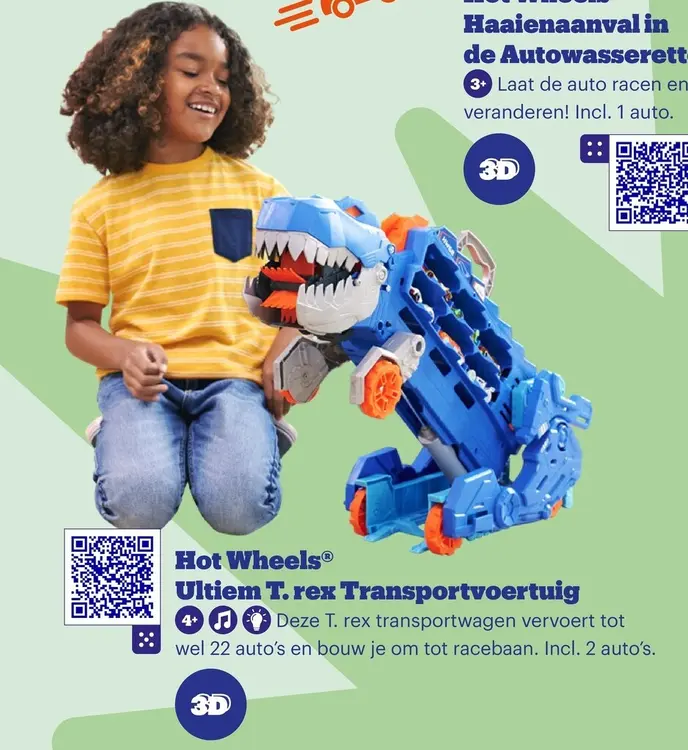 Aanbieding: Hot Wheels® Ultiem T. rex Transportvoertuig