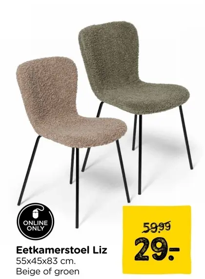 Aanbieding: Eetkamerstoel Liz