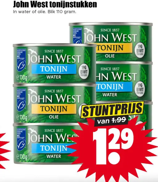 Aanbieding: tonijnstukken