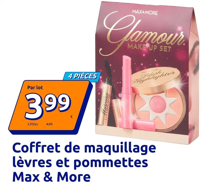 Offre: Coffret de maquillage lèvres et pommettes