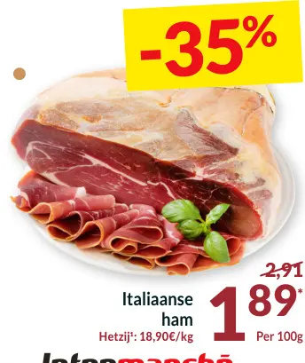 Promotie: Italiaanse ham