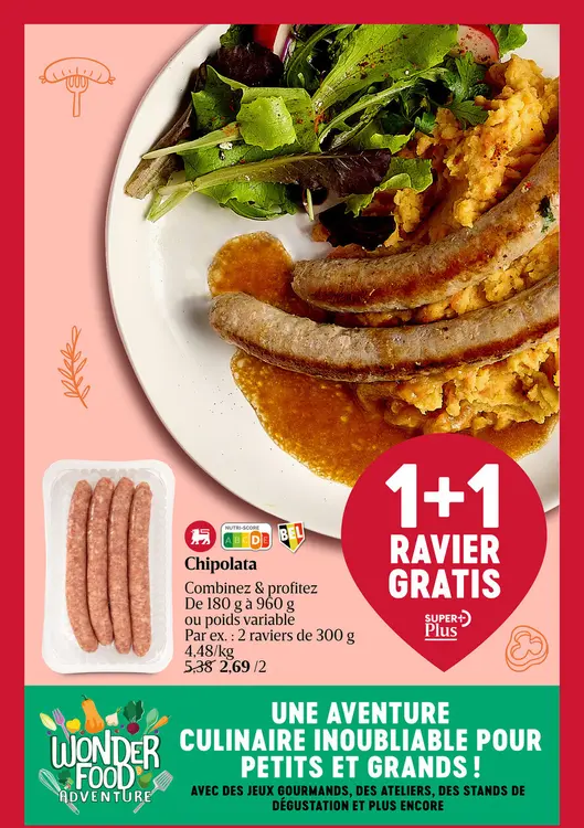 Offre: Chipolata | 4 Pièces