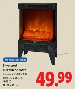 Aanbieding: Elektrische haard